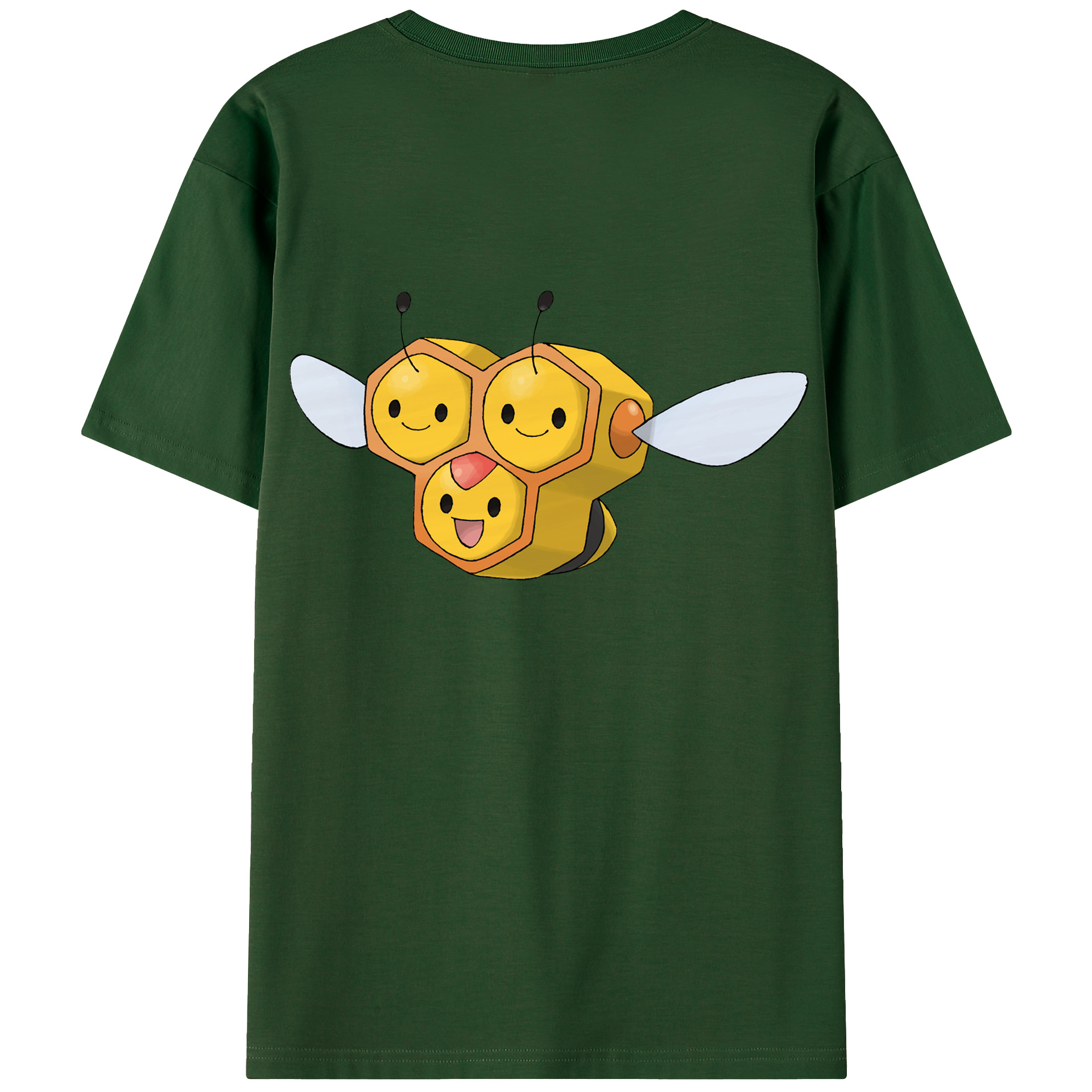 （画像用） ポケットモンスター Pokémon 綿100％半袖Tシャツ（背面プリント）
